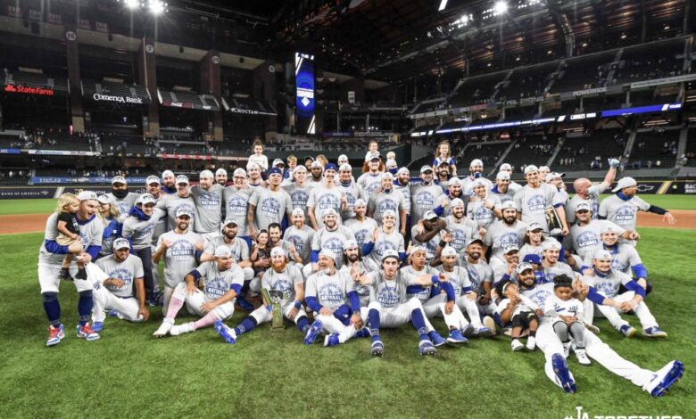 Dodgers de Los Ángeles, Campeón de la Serie Mundial 2020