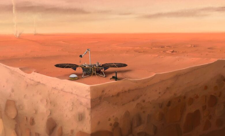 Misión InSight descubre terremotos en el planeta Marte