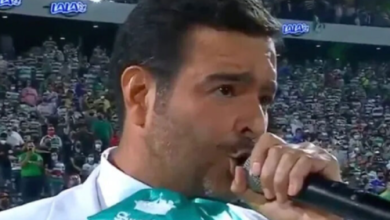 ¡Qué oso! Pablo Montero le cambia la letra al Himno Nacional