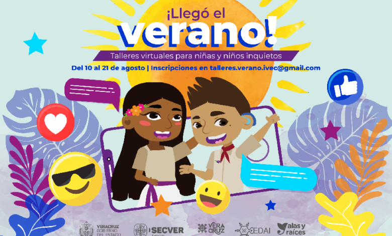 Invita IVEC a participar en talleres artísticos virtuales para niñas y niños