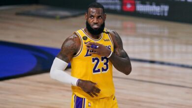 LeBron James y Lakers pegan primero en las finales ante el Heat