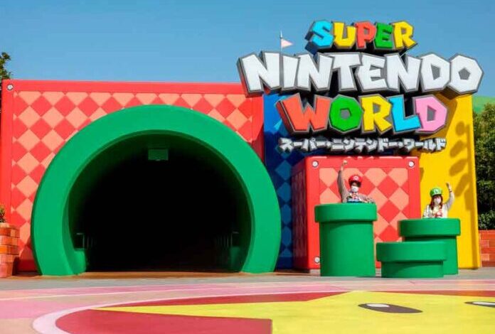 Así luce el parque temático Super Nintendo World en Japón