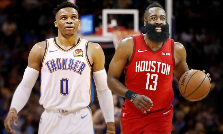 James Harden y Russell Westbrook podrían ir a Detroit Pistons