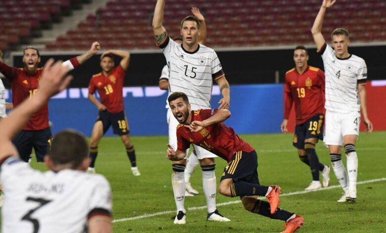 España y Alemania empatan en la UEFA Nations League