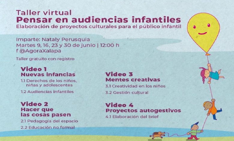 IVEC presenta taller virtual Pensar en audiencias infantiles