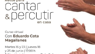 Imparte IVEC curso virtual Retos para cantar y percutir en casa