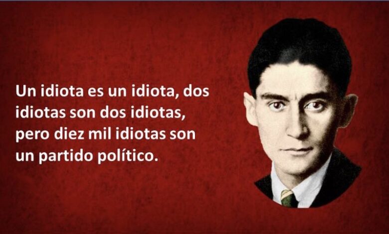 “Empieza de una vez a ser quien eres, en vez de calcular quien serás”: Kafka