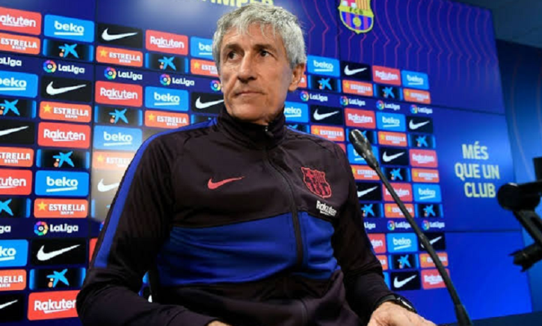 Barcelona destituye a Quique Setién como director técnico