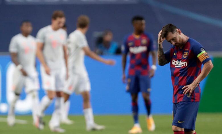 Bayern Munich aplastó 8-2 al Barcelona; hay alerta por continuidad de Messi
