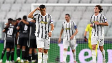 Cristiano anotó doblete, pero la Juve cayó eliminada ante el Lyon