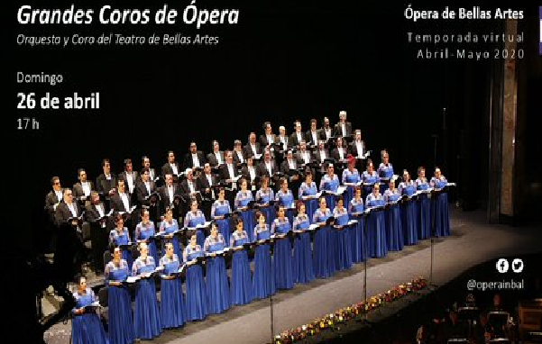 Inicia temporada virtual de la Ópera de Bellas Artes