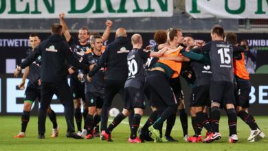 Werder Bremen salva la permanencia en el futbol alemán