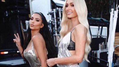 Kim Kardashian y Paris Hilton imponen tendencia con chándales de terciopelo