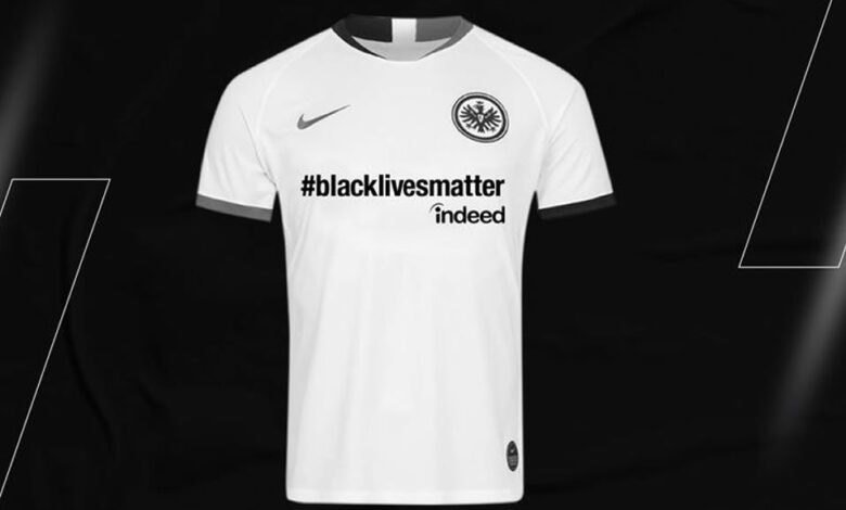 Eintracht Frankfurt se opone al racismo y la xenofobia con mensaje en jersey