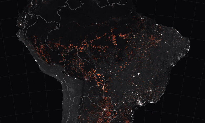 Incendios en Amazonia afectan la atmósfera