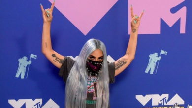 Galería Lady Gaga con mascarillas