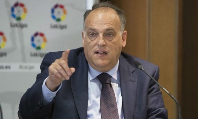 Presidente de Liga Española de futbol busca reanudarla el 12 de junio