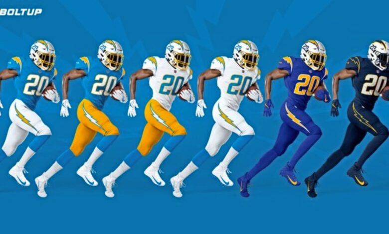 Chargers presenta su nuevo uniforme