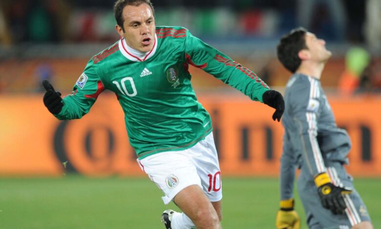 Cuauhtémoc Blanco, el primer mexicano en anotar en tres Mundiales