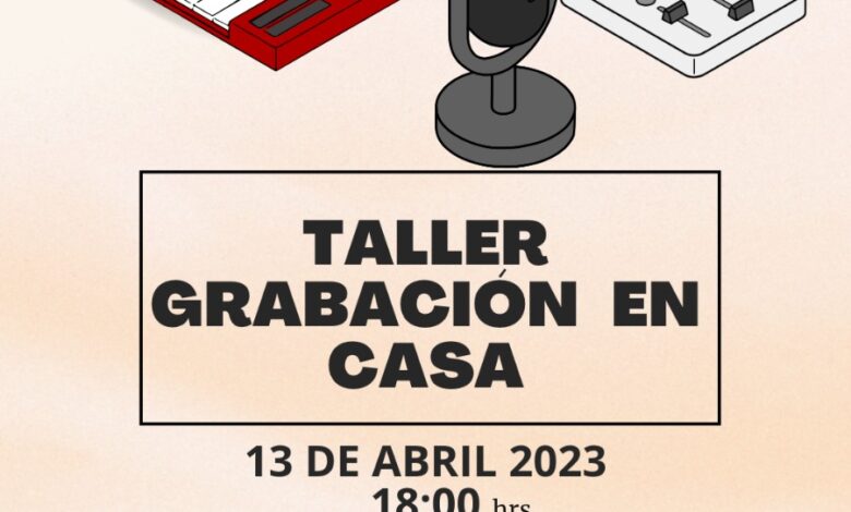 «Taller de grabación en casa» impartido en el Museo de la Música Veracruzana