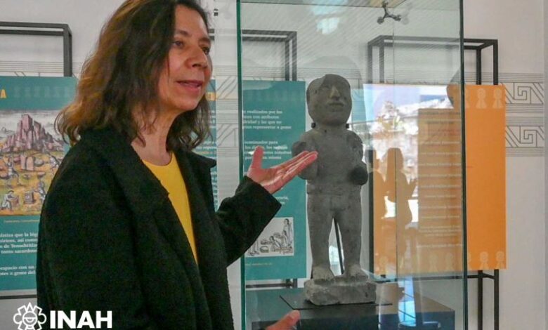 Muestran por primera vez la escultura de Moyotlan