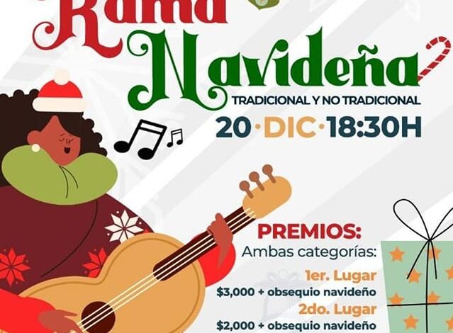 El concurso de ramas navideñas llegó al parque Juárez