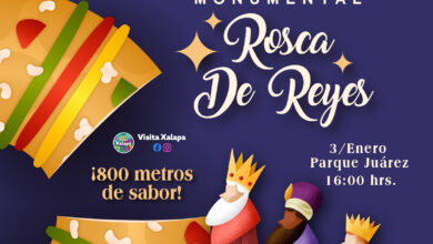 Invitan a disfrutar de la Rosca de Reyes más grande de Xalapa