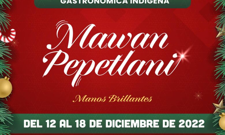 Llega la expo-venta navideña de arte popular y gastronómica indígena “Mawan pepetlani»