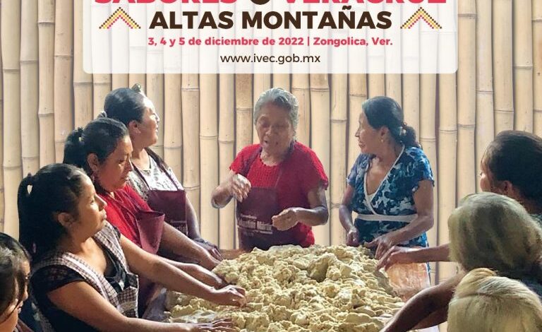 Realiza IVEC el Primer Encuentro de cocineras tradicionales “Sabores de Veracruz”, en la región de las Altas Montañas