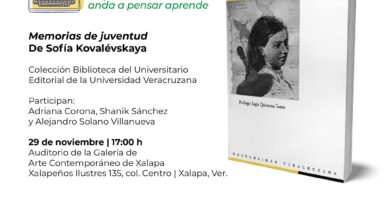 Presentarán el libro “Memorias de juventud» en Xalapa
