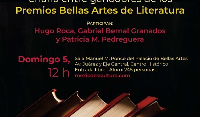 Ganadores de Premios Bellas Artes de Literatura compartirán procesos creativos y experiencias al escribir sus obras