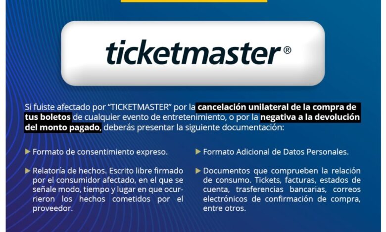 PROFECO lanza convocatoria contra Ticketmaster por la clonación de los boletos para el concierto de Bad Bunny