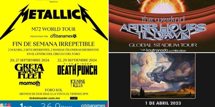 The Weeknd, Metallica y The Killers anuncia su regreso a México