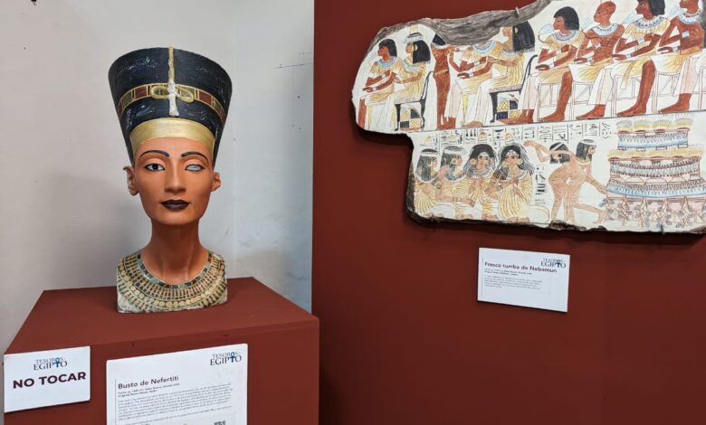 «Realia», sede de la exposición “Tesoros de Egipto”, más de 250 piezas creadas de manera artesanal