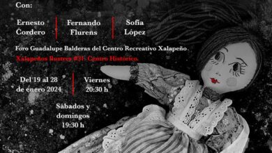 Presentan obra teatral Senaida en Centro Recreativo Xalapeño