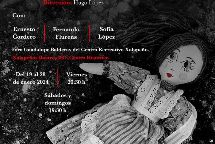 Presentan obra teatral Senaida en Centro Recreativo Xalapeño