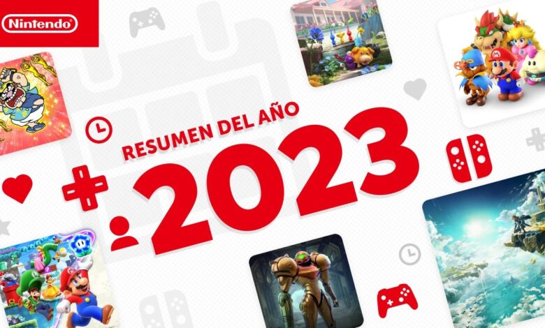 Lanza Nintendo su resumen 2023 para jugadores