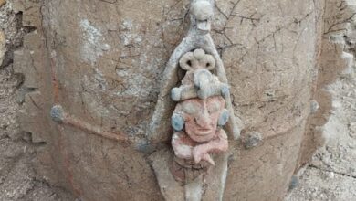 Localizan urna funeraria prehispánica en el Tramo 7 del Tren Maya