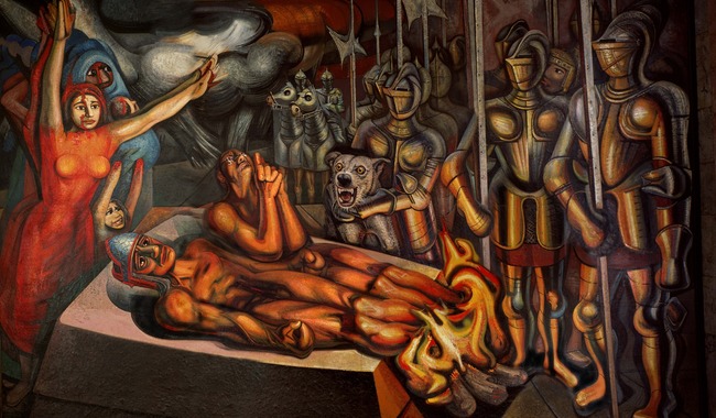 La Sala de Arte Público Siqueiros invita a visitar los murales de David Alfaro Siqueiros en el Palacio de Bellas Artes