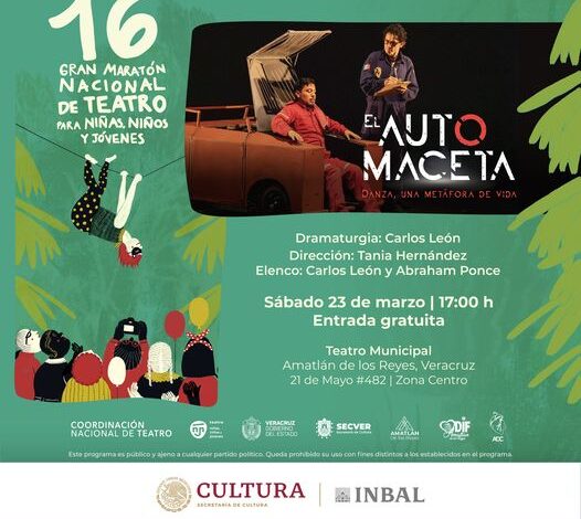 Participa Veracruz en el 16º Gran Maratón de Teatro para niñas, niños y jóvenes