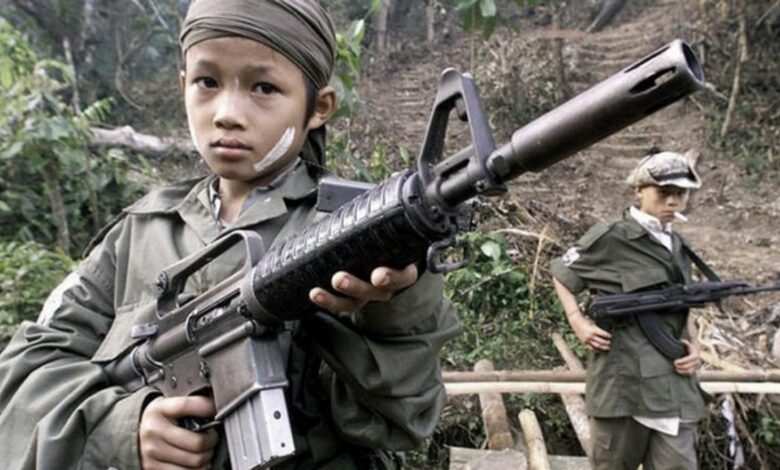 12 de febrero, día mundial contra el uso de niños soldado.
