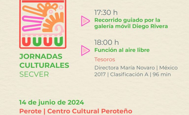 Realiza SECVER jornada cultural en el municipio de Perote, Veracruz