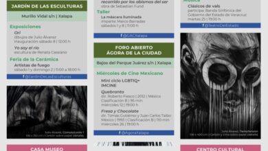 Presenta SECVER las actividades programadas durante el mes de junio en sus recintos culturales de Xalapa, Coatepec, Orizaba y Huatusco