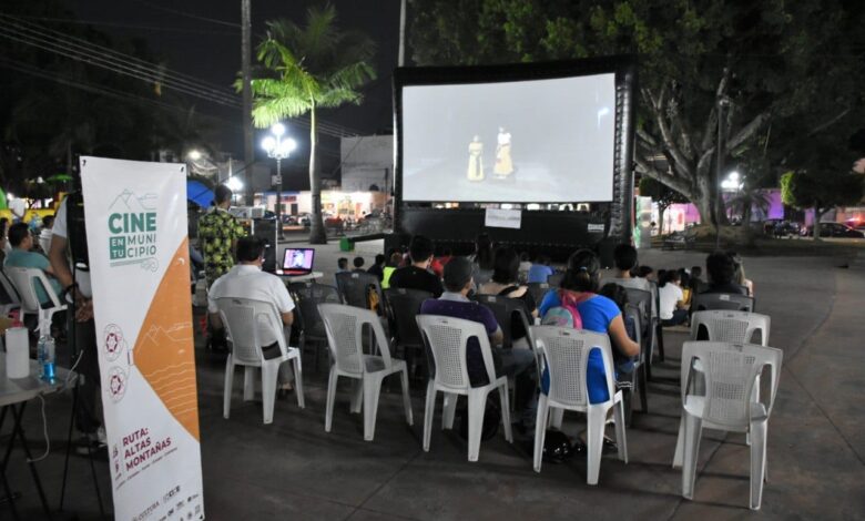 Continúa el ciclo «Cine por tu Municipio» en localidades de Veracruz