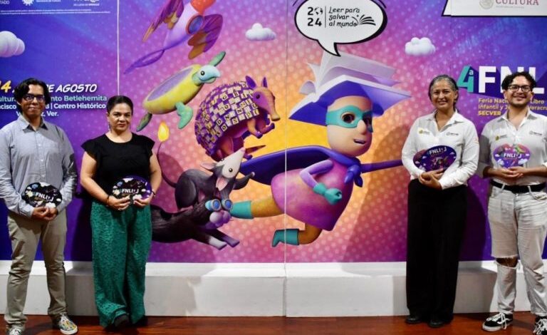 Invita la SECVER a la 4ª edición de la Feria Nacional del Libro Infantil y Juvenil, Veracruz 2024