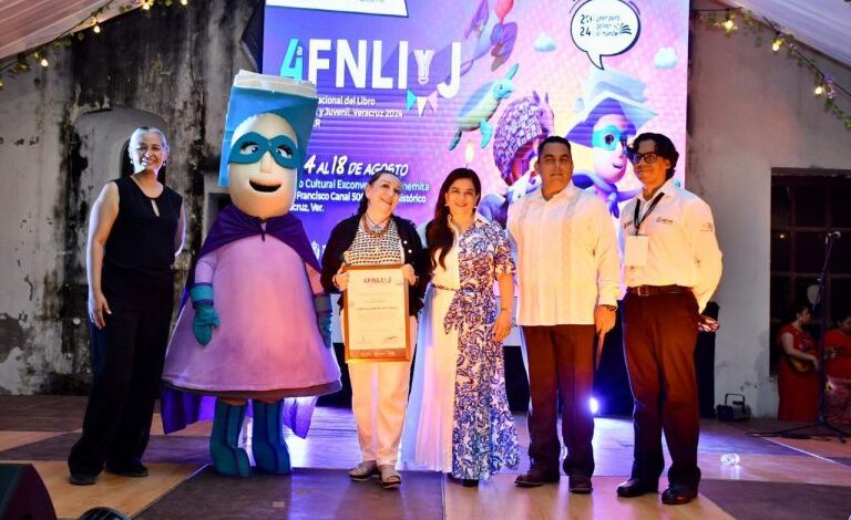 Inauguran la 4ª Feria Nacional del Libro Infantil y Juvenil en Veracruz