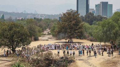 En Cuicuilco, pueblos originarios inician serie de ceremonias de petición de lluvia