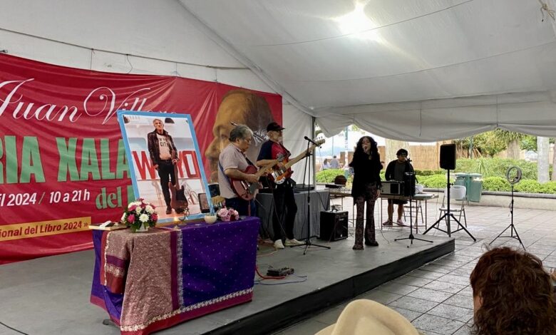 Homenaje a Chava Blues en Feria Xalapeña del Libro